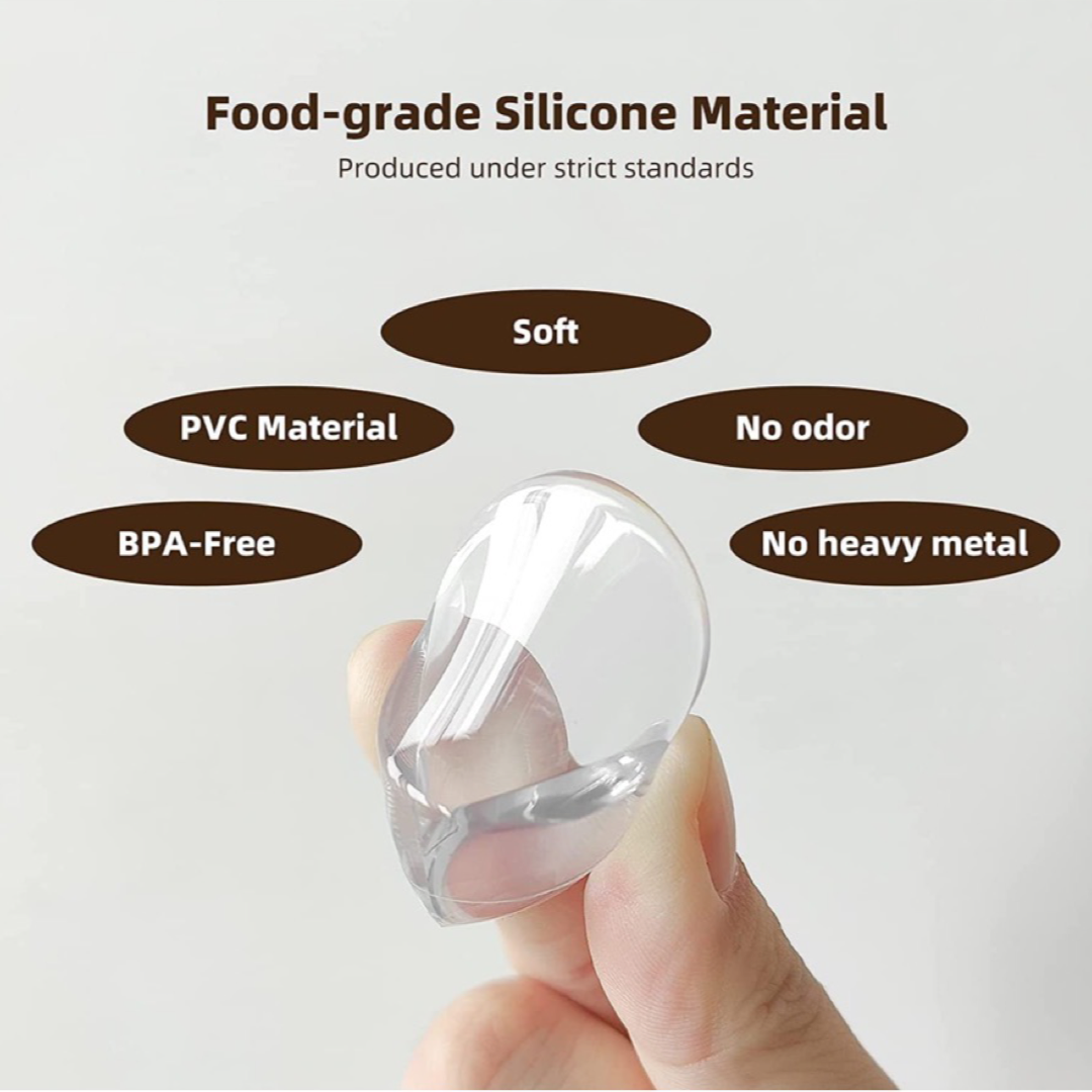 Baby/Toddler Silicone Corner Protectors - 12 Pack
