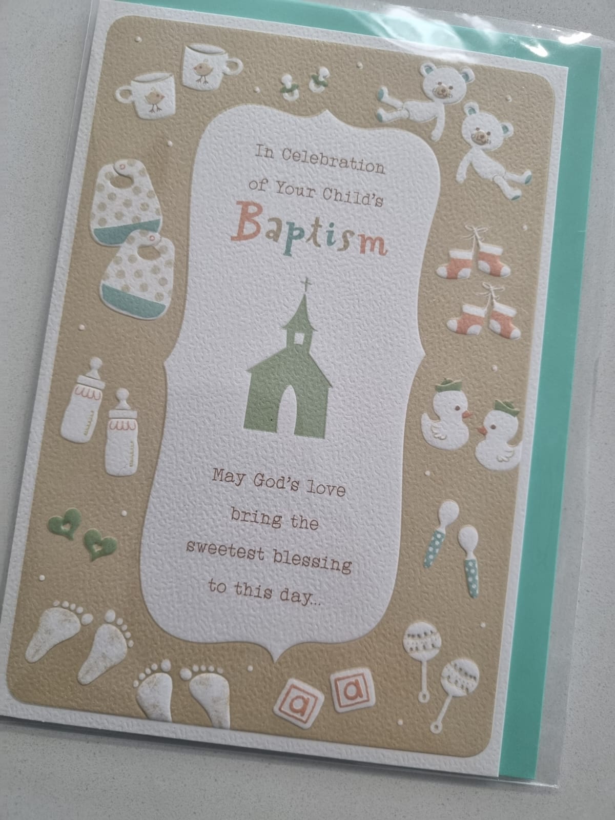 You will Experience Elegance with Our Graceful Baptism Cards!